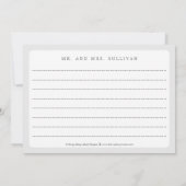 Dankbare Liefde Trouwfoto Dank u Kaart Wit (Achterkant)