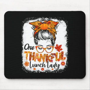 Dankbare lunchdame voor vrouwen Herfst Thanksgivin Muismat