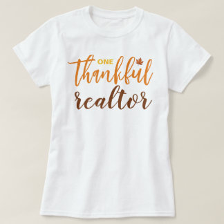 Dankbare makelaar Thanksgiving T-shirt