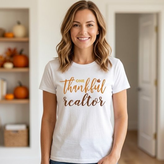 Dankbare makelaar Thanksgiving  T-shirt