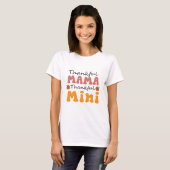 Dankbare Mama Dankbare Mini - Herfst T-shirt (Voorkant volledig)