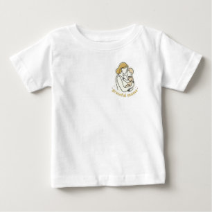 Dankbare Mama Minimalistische Lijnkunst Moeder en