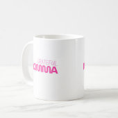 Dankbare mama Mok Moederdag Roze tekst (Voorkant links)