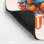 Dankbare Mama Turkije en herfst bladeren gebladert Muismat (Hoek)