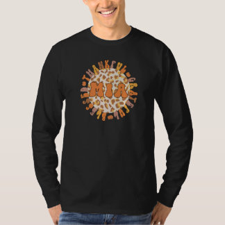 Dankbare Mia Oma Thanksgiving Mia Grootmoeder T-shirt