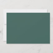 Dankbare Mintgroene Minimalistische Foto Bedankkaart (Achterkant)