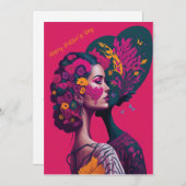 Dankbare Moederdag Plat Vakantiekaart Feestdagenkaart (Voorkant / Achterkant)