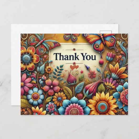 Dankbare momenten - Bedankt Briefkaart Collectie (Voorkant / Achterkant)