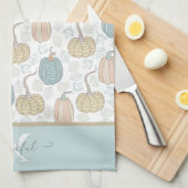 Dankbare Monogrammed Keuken Handdoeken (Quarter Fold)