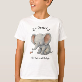 Dankbare Olifant Grafische T-Shirt