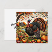 Dankbare Oogst Feestdagenkaart (Voorkant / Achterkant)