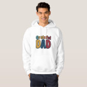 Dankbare Papa Retro Bubble Letter T-shirt Ontwerp_ (Voorkant volledig)
