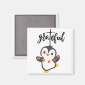 DANKBARE PINGUÏNEMAGNEET MAGNEET (Voorkant / Achterkant)