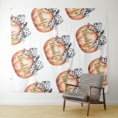 Dankbare Pompoen met Stippenboog Wandkleed (In Situ (horizontaal))