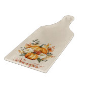 Dankbare Pompoenen & Bloemen Herfst Snijplank (Hoek)