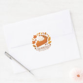 Dankbare Pompoentaart Sticker (Envelop)