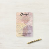 Dankbare Post-Its Post-it® Notes (Op bureau)