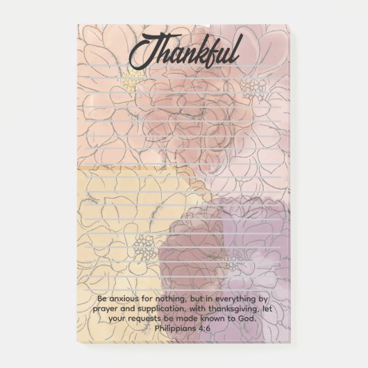 Dankbare Post-Its Post-it® Notes (Voorkant)