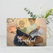 Dankbare Prettige Feestdagen Kaart (Staand voorkant)