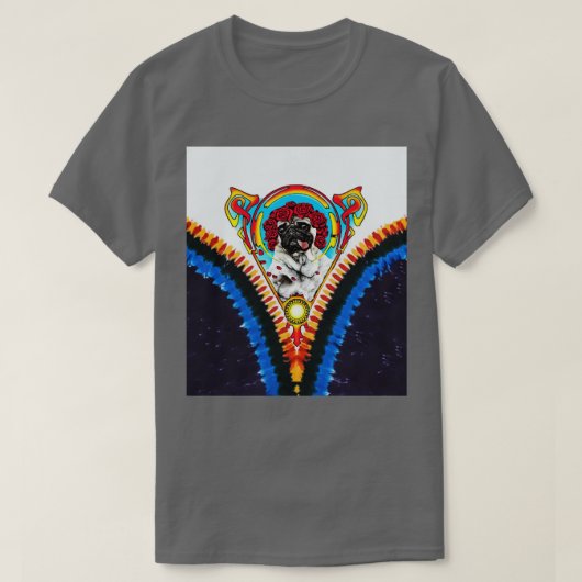 Dankbare pug 1 t-shirt (Design voorkant)