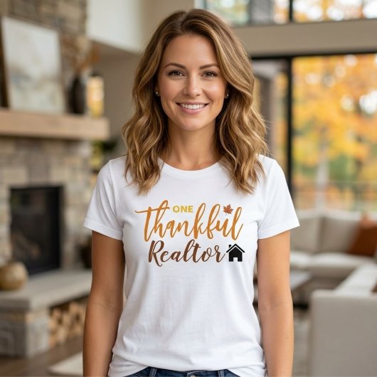 Dankbare Realtor Kerstmis T-shirt