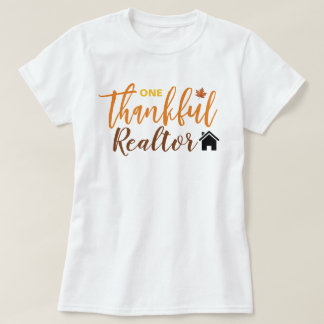 Dankbare Realtor Kerstmis T-shirt