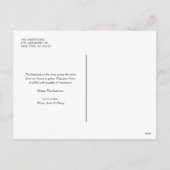 Dankbare Retro Typografie Oranje Thanksgiving Feestdagenkaart (Achterkant)