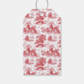 Dankbare Rode Serif Trouwgunsttag Cadeaulabel (Achterkant)