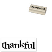 Dankbare Rubber Art Stamp Rubberstempel (Gestempeld)