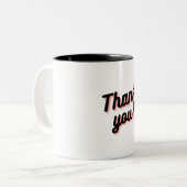 Dankbare Sips Cup Tweekleurige Koffiemok (Voorkant links)
