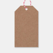 Dankbare Thanksgiving Acorn gepersonaliseerd Cadeaulabel (Achterkant)