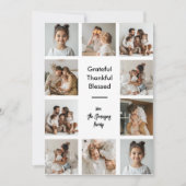 Dankbare Thanksgiving foto's Kaart (Voorkant)