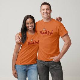 Dankbare Thanksgiving Friendsgiving Custom T-shirt