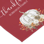 Dankbare Thanksgiving Herfst Autumn gepersonalisee Korte Tafelloper (Hoek)