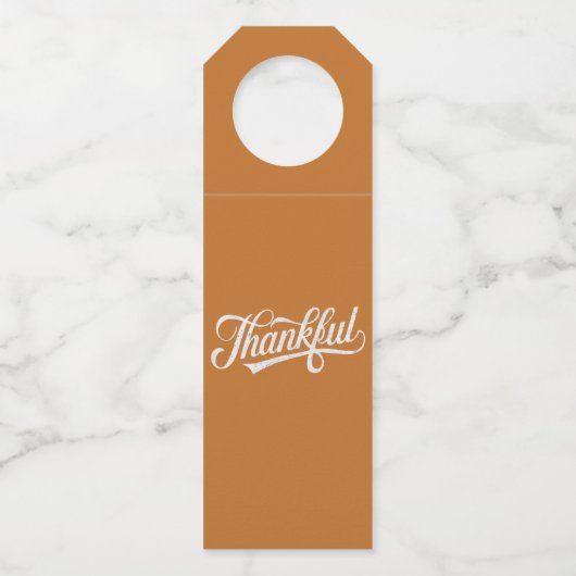  Dankbare Thanksgiving Herfst Gift Flessenhanger (Voorkant)