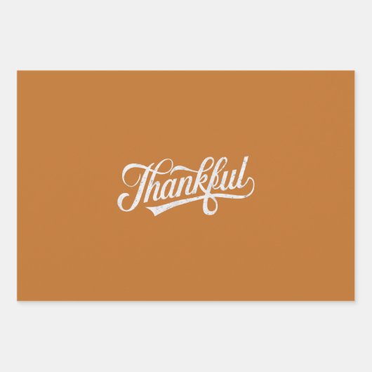  Dankbare Thanksgiving Herfst Gift Inpakpapier Vel (Voorkant)