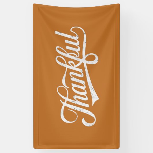 Dankbare Thanksgiving Herfst Gift Spandoek (Verticaal)