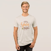 Dankbare Thanksgiving Mannen T-shirt (Voorkant volledig)