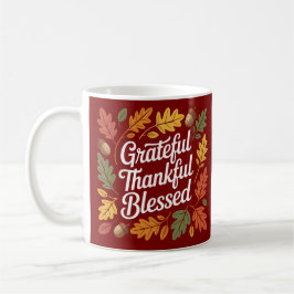 Dankbare Thanksgiving quote Koffiemok