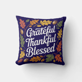 Dankbare Thanksgiving quote Kussen