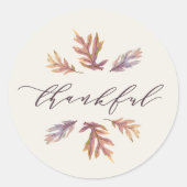 Dankbare Thanksgiving sticker (Voorkant)