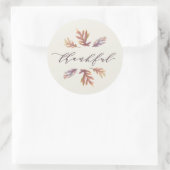 Dankbare Thanksgiving sticker (Tas)