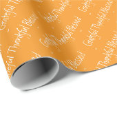 Dankbare Thanksgiving-verpakkingspapier Cadeaupapier (Rol Hoek)