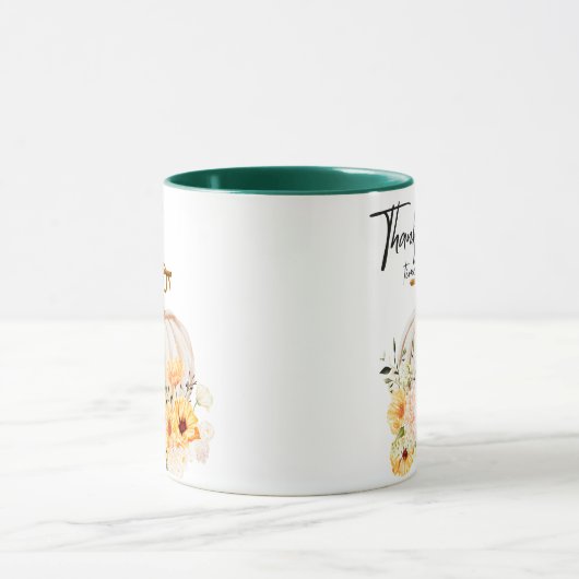 Dankbare tijd, Thanksgiving pompoen Mok (Midden)