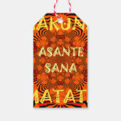 Dankbare Totes: Designer Asante Sana Cadeaupresent Cadeaulabel (Achterkant)