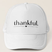 Dankbare Trucker Hat Thanksgiving Gift Trucker Pet (Voorkant)