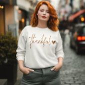 Dankbare trui voor vrouwen, Thanksgiving shirt