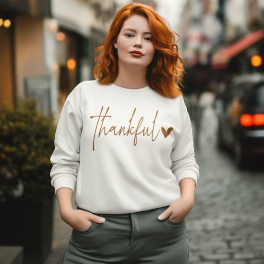 Dankbare trui voor vrouwen, Thanksgiving shirt