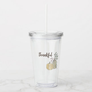 Dankbare Tumbler Acryl Drinkbeker
