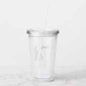 Dankbare Tumbler Acryl Drinkbeker (Achterkant)